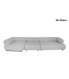 MaMaison sofa ogrodowa ALEXANDER szara    (poduszki i pokrowiec w zestawie)