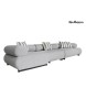MaMaison sofa ogrodowa ALEXANDER szara    (poduszki i pokrowiec w zestawie)