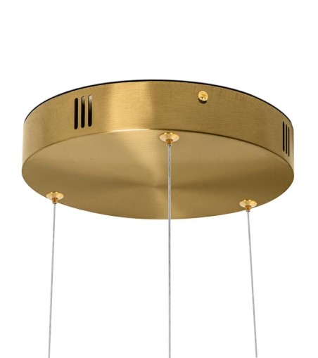 MOOSEE lampa wisząca RING 60 + 80 + 100   złota na jednej podsufitce