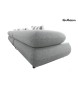 MaMaison sofa narożna ogrodowa ALEXANDER  4 szara (poduszki i pokrowiec w zestawie)