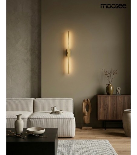 MOOSEE lampa ścienna LINE złota