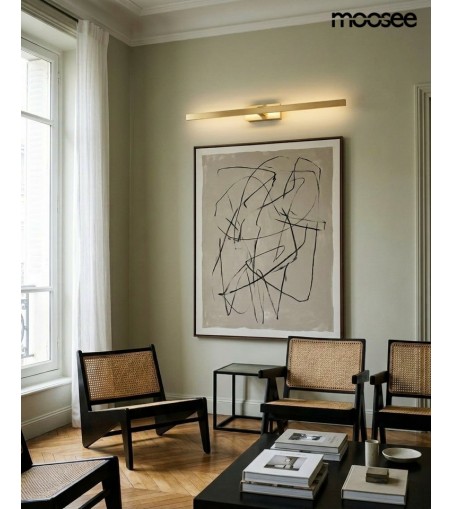 MOOSEE lampa ścienna LINE złota
