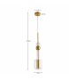 KARE lampa wisząca CANDY BAR 13 złota