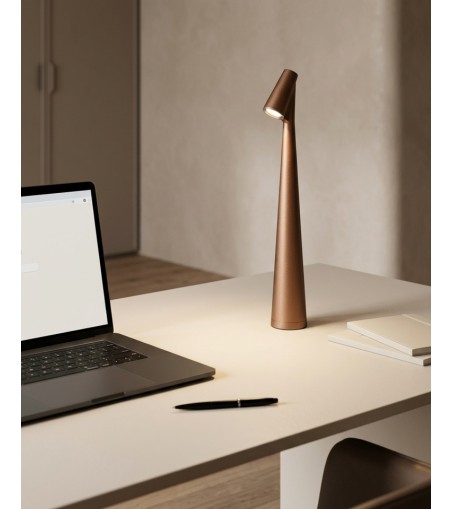Lampka biurkowa / ogrodowa SHP SLIM       brązowa