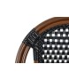 Zestaw 6 krzeseł ogrodowych CAFE PARIS    ARM brązowy rattan