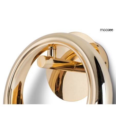MOOSEE zestaw 2 lamp ściennych HELIOS     złoty