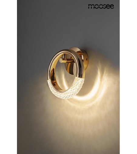 MOOSEE zestaw 2 lamp ściennych HELIOS     złoty