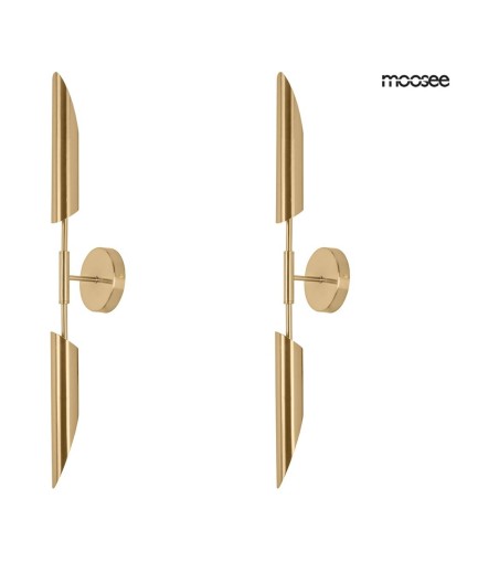 MOOSEE zestaw 2 lamp ściennych LOCCA      złoty