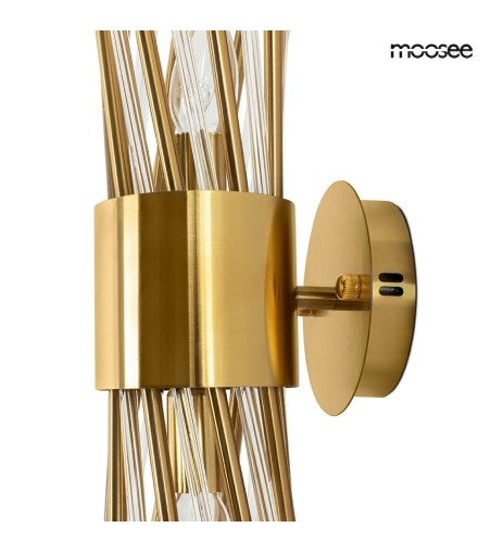 MOOSEE zestaw 2 lamp ściennych LORENZO    złoty