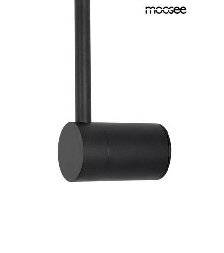 MOOSEE zestaw 2 lamp ściennych OMBRE 60   czarny
