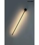 MOOSEE zestaw 2 lamp ściennych OMBRE 60   czarny