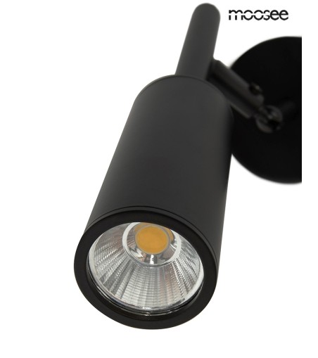 MOOSEE zestaw 2 lamp ściennych PRISMA     czarny