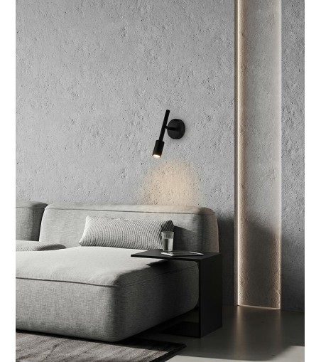 MOOSEE zestaw 2 lamp ściennych PRISMA     czarny