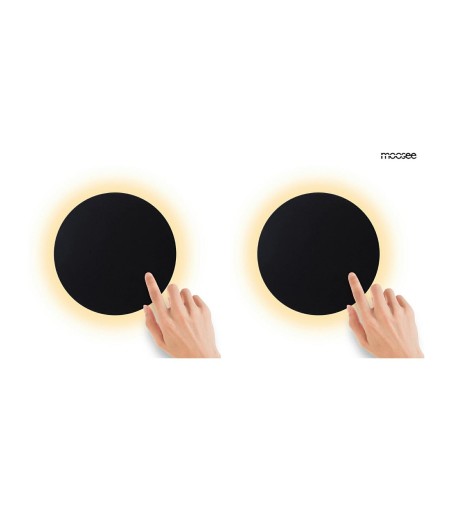 MOOSEE zestaw 2 lamp ściennych SHADOW     SUN 25 czarny