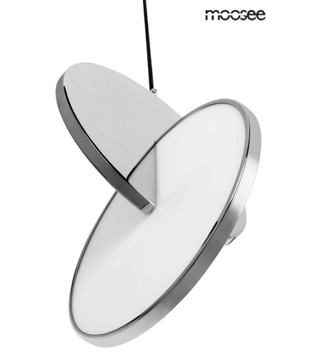 MOOSEE zestaw 2 lamp wiszących DISCO      srebrny