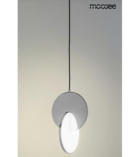 MOOSEE zestaw 2 lamp wiszących DISCO      srebrny