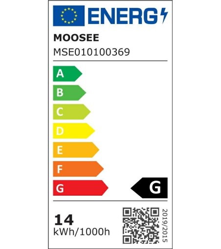 MOOSEE zestaw 2 lamp wiszących DISCO      srebrny