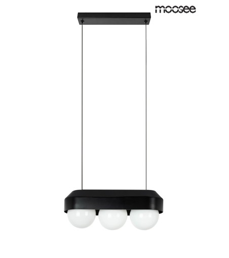 MOOSEE zestaw 2 lamp wiszących DROPS 3    czarny