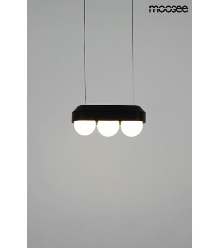 MOOSEE zestaw 2 lamp wiszących DROPS 3    czarny