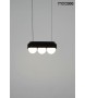 MOOSEE zestaw 2 lamp wiszących DROPS 3    czarny