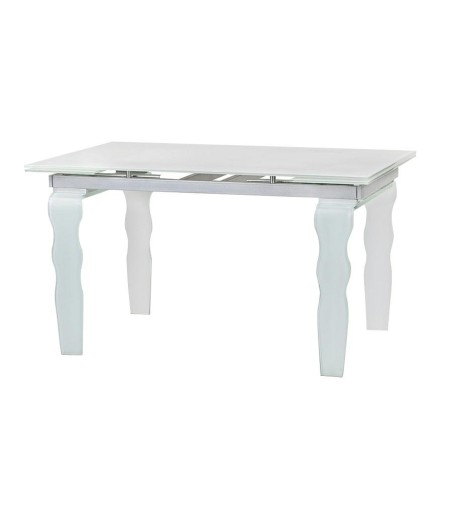 Stół szklany VENDOME OPTI WHITE 200-300   biały / rozkładany