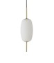 FRANDSEN lampa wisząca SILK S - mosiądz, szkło