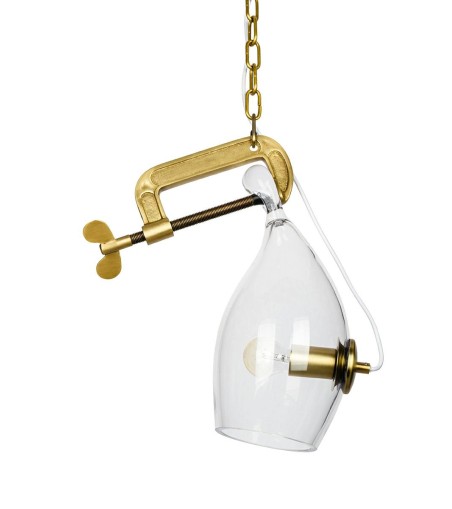 MOOSEE lampa wisząca VICE mosiądz