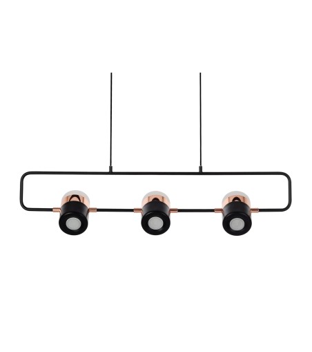 MOOSEE lampa wisząca BLINK 3 czarna