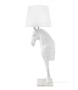 MOOSEE lampa podłogowa KOŃ HORSE STAND    S biała - włókno szklane