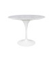 Stół TULIP MARBLE 100 CARRARA biały -     marmur, metal
