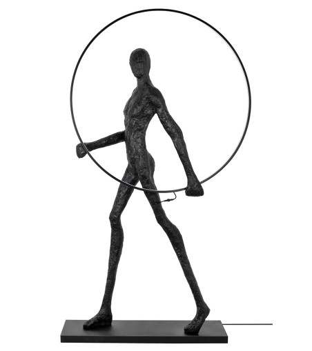 MOOSEE lampa podłogowa HUMAN ROUND        włókno szklane