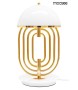 MOOSEE lampa stołowa BOTTEGA złota / biała