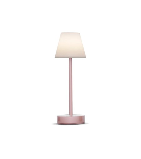 NEW GARDEN lampa stołowa LOLA SLIM 30 BATTERY rose gold