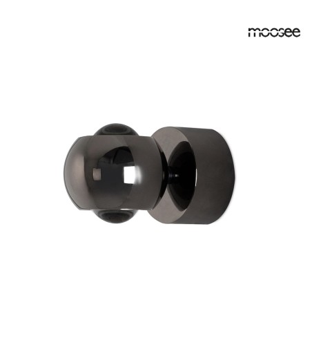 MOOSEE lampa ścienna EOS czarny chrom