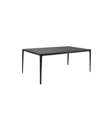 Stół SLIM 140x80 czarny - ceramiczny      marmur, aluminium
