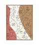 KARE obraz FACCIA ARTE TRI COLORE 90x120 cm