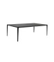 Stół SLIM 200x100 czarny - ceramiczny     marmur, aluminium
