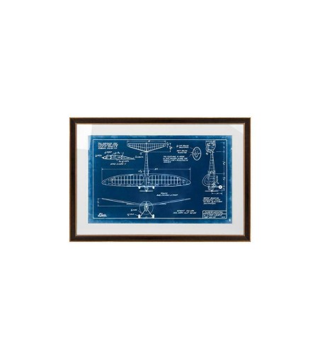 Obraz MECHANICAL PLANE 1 90x62 cm