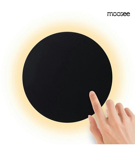 MOOSEE lampa ścienna SHADOW SUN 30        czarna