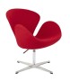 Fotel SWAN PREMIUM regulowany czerwony