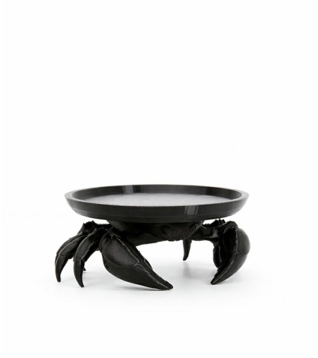 Taca dekoracyjna SHP CRAB czarna