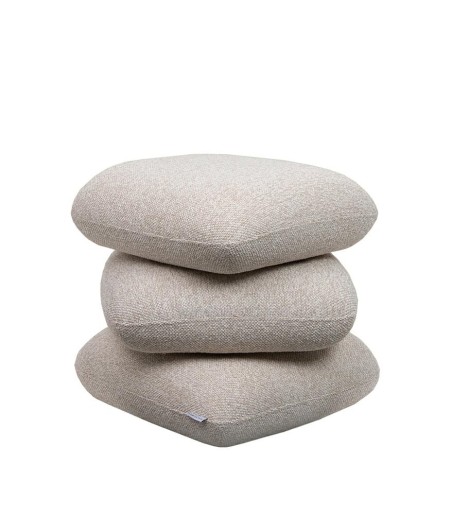 Pufa STONES beżowa