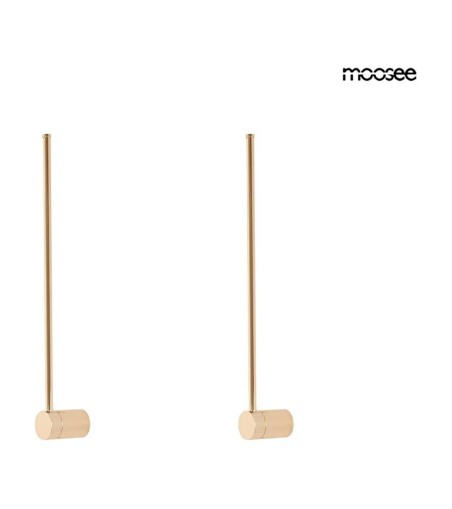 MOOSEE zestaw 2 lamp ściennych OMBRE 60   złoty