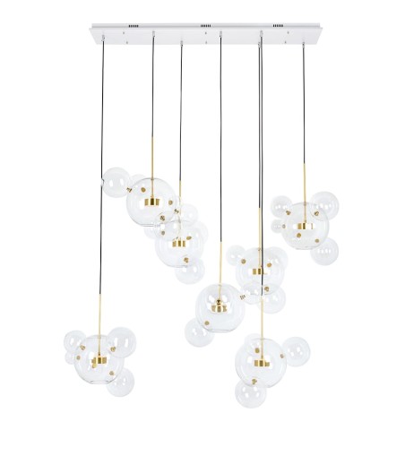 MOOSEE lampa wisząca CAPRI LINE 7 złota