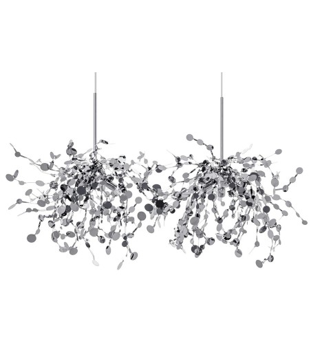 MOOSEE lampa wisząca MONETE chromowana
