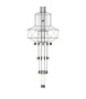 MOOSEE lampa wisząca FLUSSO 43 GRANDE     czarna