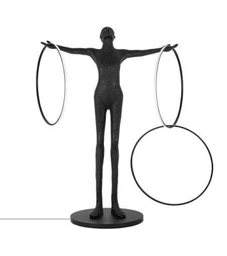 MOOSEE lampa podłogowa HUMAN CIRCULO      włókno szklane