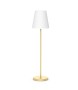 NEW GARDEN lampa podłogowa LOLA SLIM 180 SOLAR & BATTERY brass