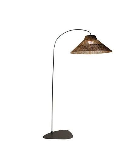 NEW GARDEN lampa podłogowa NIZA 230 BATTERY NEGRO
