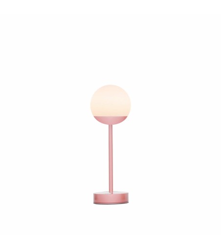 NEW GARDEN lampa stołowa NORAI SLIM 35 BATTERY rose gold